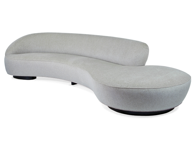 Vladimir Kagan Sofas Serpentine Sofa With Arm