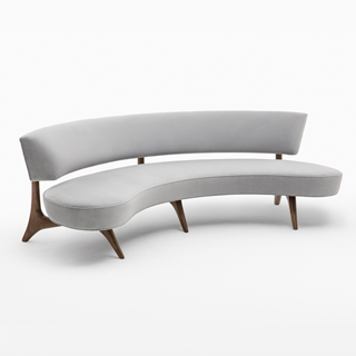 Vladimir Kagan Seating Floating Curved Sofa Floating Curved Sofa