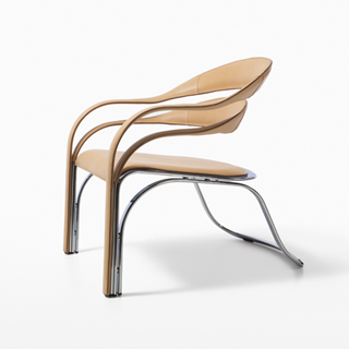Vladimir Kagan Chairs Chaise Longue Fettuccini Chair Vladimir Kagan