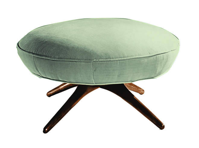 Round Swivel Ottoman