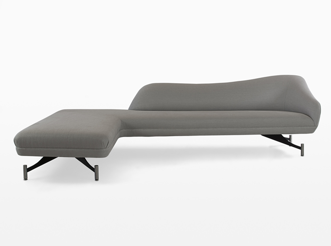 L-Shaped Swan Back Sofa
